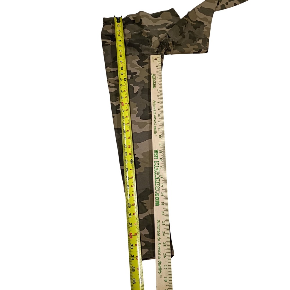 Wild Fable Leggings Women XS Green Camo High Rise Cotton Stretch - Picture 2 of 5
